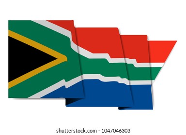 South Africa national flag World Icon