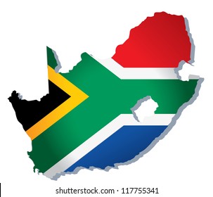 South Africa Vector Map