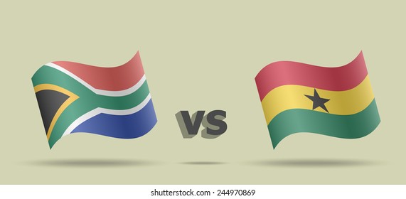 South Africa versus Ghana