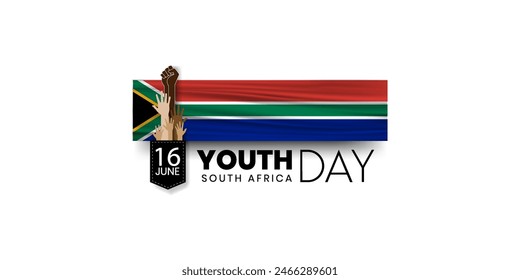 South Africa Youth Day, 16 june celebration. for banner, card, website, vector illustration.