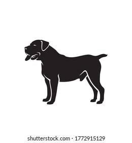 South African Boerboel Dog - isolated vector illustration