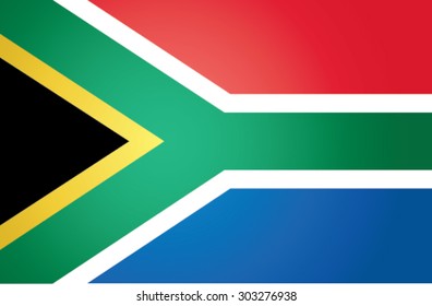 South African Flag Stock Vector (Royalty Free) 303276938 | Shutterstock