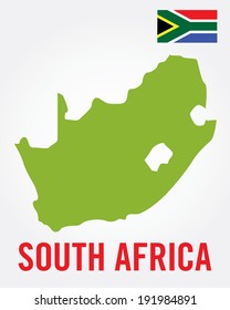 South African Map Set - Vector