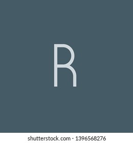 South African Rand vector icon. South African Rand concept stroke symbol design. Thin graphic elements vector illustration, outline pattern for your web site design, logo, UI. EPS 10.