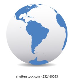 South America Global World 