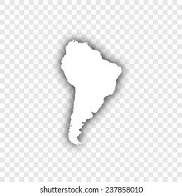 South America map