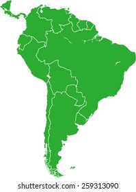 South America map