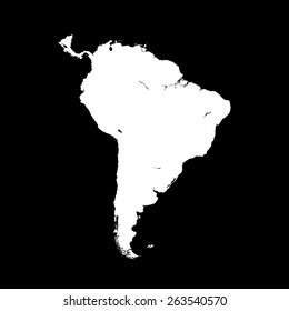south america map