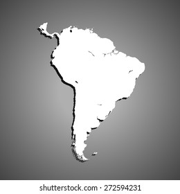 south america map