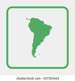 South America map.