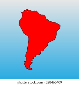 South America South map