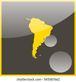 South America map.