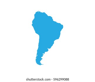 South America map