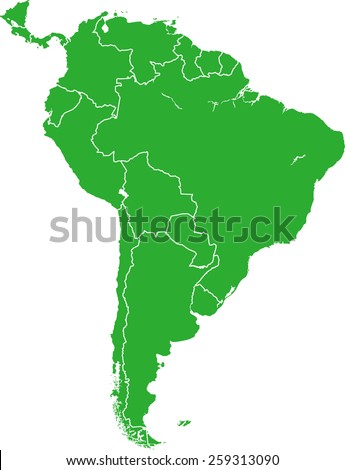 South America map