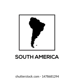 South America map background vector , eps 10