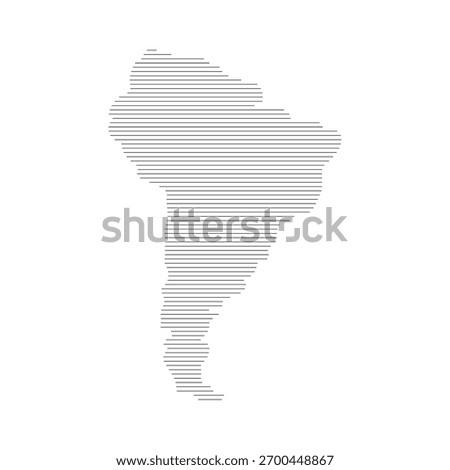 South america map. South america vector