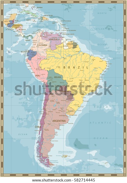 Lakes In South America Map - United States Map