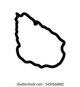 South America states map. icon. vector. logo template