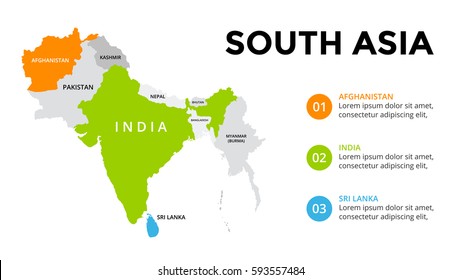 where is south asia located on the world map Map South Asia Images Stock Photos Vectors Shutterstock where is south asia located on the world map