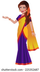 baju sari india kartun Indian Saree Cartoon Images Stock Photos Vectors Shutterstock baju sari india kartun
