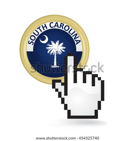 South Carolina Button Click