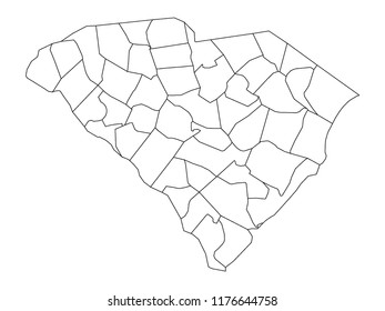 South Carolina County Map