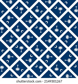 south carolina flag pattern. abstract background. vector illustration