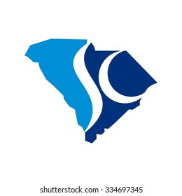 south carolina logo vector. logo template. icon template.