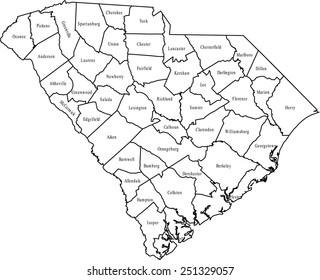 2,544 North carolina county map Images, Stock Photos & Vectors ...