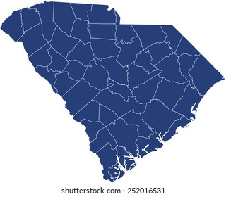 South Carolina Map