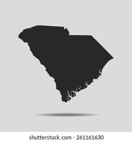 South Carolina map