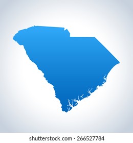 South Carolina map