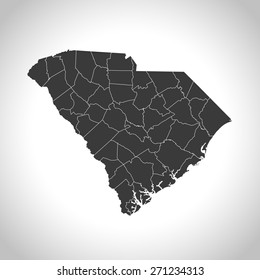 South Carolina map