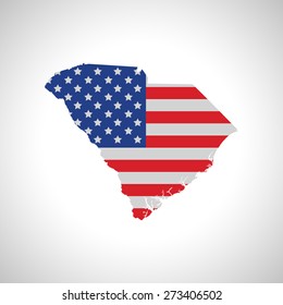 South Carolina map