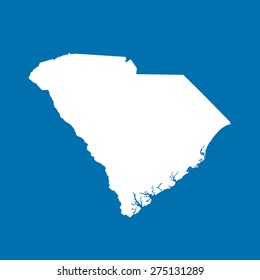 South Carolina map