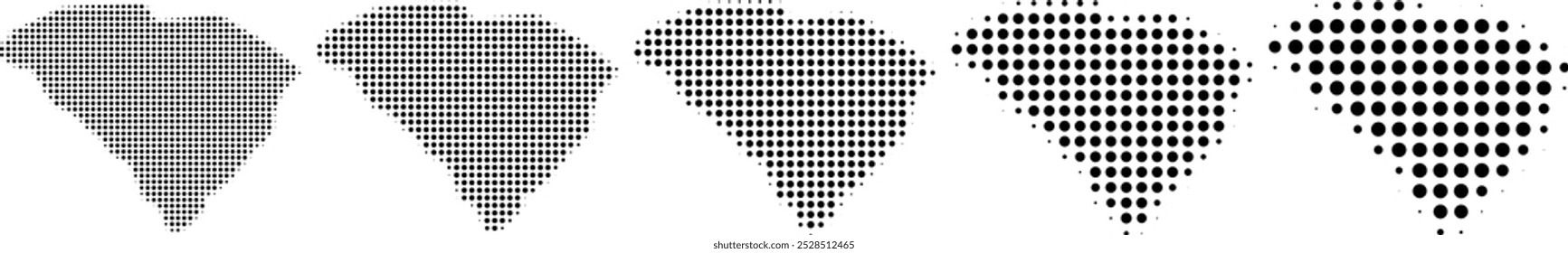 South Carolina Map halftone in different sizes.eps
