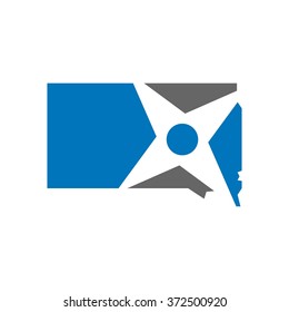 south dakota logo vector.