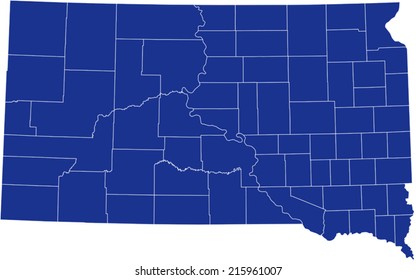 south dakota map