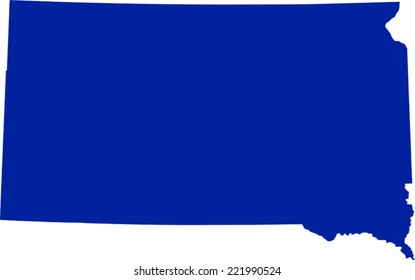 South Dakota Map