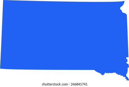 south dakota map