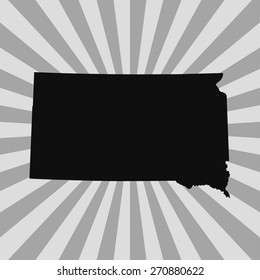 South Dakota map