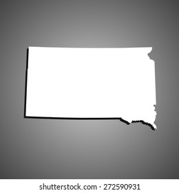 South Dakota map