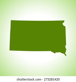 South Dakota map