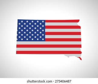 South Dakota map