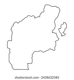 South Ethiopia Regional State map, administrative division of Ethiopia. Vector illustration.