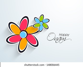 South Indian festival Onam wishes background 