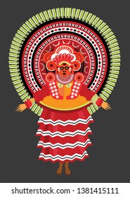 south Indian folk art called Theyyam