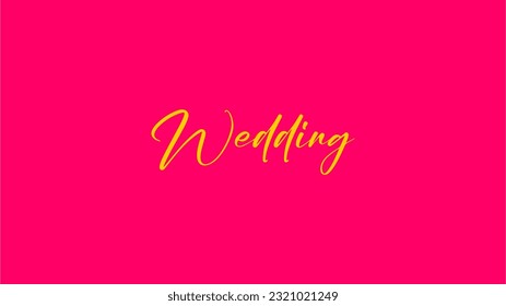 South Indian Wedding Event - Text Vector