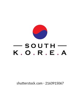 SÜDKOREA 3D-Vektorgrafik-Design-Illustration