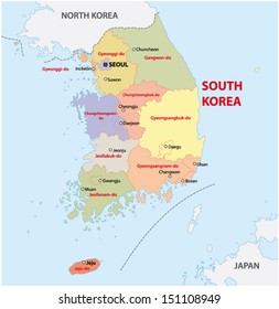Ios スタイルでの 韓国地図 のアイコン